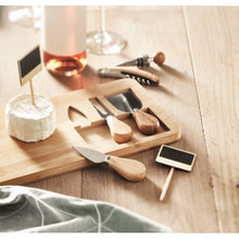 Carica l&#39;immagine nel visualizzatore di Gallery, GLENAVY - Legna - CASA E VIVERE - Midocean - Home &amp; Living, Kitchen Accesories, Set Tagliere Da Formaggio Mo6414