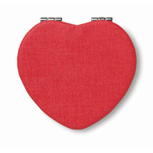 Carica l&#39;immagine nel visualizzatore di Gallery, GLOW HEART - rosso - CURA PERSONALE - Midocean - LadyÃ¢â‚¬â„¢s Styling, Personal Care, Specchietto A Forma Di Cuore Mo8980