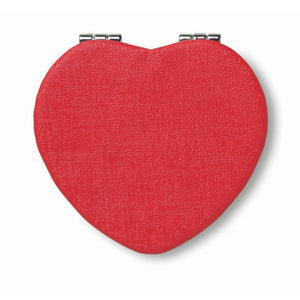GLOW HEART - rosso - CURA PERSONALE - Midocean - LadyÃ¢â‚¬â„¢s Styling, Personal Care, Specchietto A Forma Di Cuore Mo8980