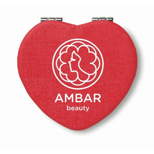 GLOW HEART - rosso - CURA PERSONALE - Midocean - LadyÃ¢â‚¬â„¢s Styling, Personal Care, Specchietto A Forma Di Cuore Mo8980