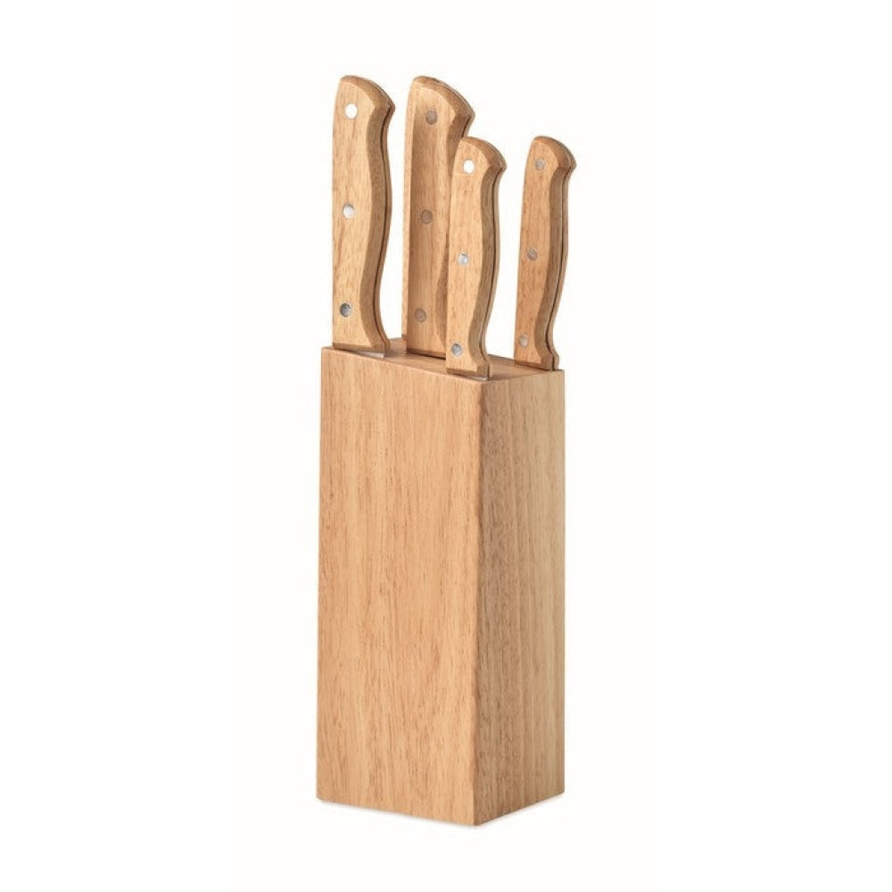 GOURMET - Legna - CASA E VIVERE - Midocean - Home & Living, Kitchen Accesories, Set Ceppo E 6 Coltelli Mo6308
