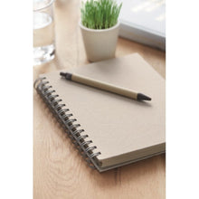 Carica l&#39;immagine nel visualizzatore di Gallery, GRASS BOOK - Beige - UFFICIO - Midocean - Notebooks / Notepads, Office, Quaderno Ad Anelli A5 Mo6541