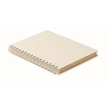 Carica l&#39;immagine nel visualizzatore di Gallery, GRASS BOOK - Beige - UFFICIO - Midocean - Notebooks / Notepads, Office, Quaderno Ad Anelli A5 Mo6541