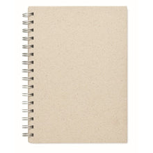 Carica l&#39;immagine nel visualizzatore di Gallery, GRASS BOOK - Beige - UFFICIO - Midocean - Notebooks / Notepads, Office, Quaderno Ad Anelli A5 Mo6541