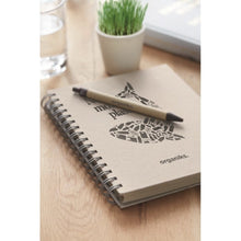 Carica l&#39;immagine nel visualizzatore di Gallery, GRASS BOOK - Beige - UFFICIO - Midocean - Notebooks / Notepads, Office, Quaderno Ad Anelli A5 Mo6541