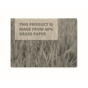 GRASS STICKY - Beige - UFFICIO - Midocean - Desk Items, Office, Stick Notes In Carta Di Erba Mo6543