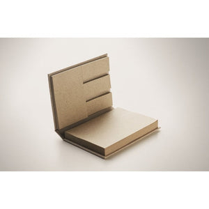 GRASS STICKY - Beige - UFFICIO - Midocean - Desk Items, Office, Stick Notes In Carta Di Erba Mo6543