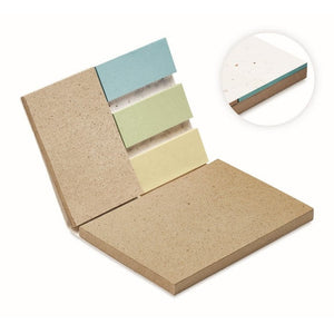 GROW ME - bianco - UFFICIO - Midocean - Desk Items, Office, Set Memo Con Semi Mo6235