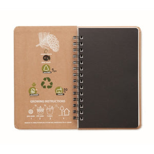 GROWNOTEBOOKÃ¢â€žÂ¢ - Beige - UFFICIO - Midocean - Notebook In Legno Di Pino Mo6225, Notebooks / Notepads, Office