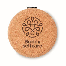 Carica l&#39;immagine nel visualizzatore di Gallery, GUAPA CORK - Beige - CURA PERSONALE - Midocean - LadyÃ¢â‚¬â„¢s Styling, Personal Care, Specchietto In Sughero Mo9799
