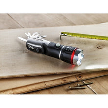 Carica l&#39;immagine nel visualizzatore di Gallery, HAMLIGHT - Nero - STRUMENTI E LUCI - Midocean - Tools &amp; Lights, Torches &amp; Flashlight, Torcia Multi Funzione Mo8901