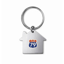 Carica l&#39;immagine nel visualizzatore di Gallery, HEIM - Argento opaco - PREMI - Midocean - Key Rings / Chains /, Portachiavi Ã¢â‚¬â„¢casaÃ¢â‚¬â„¢ In Metallo Kc6589, Premiums