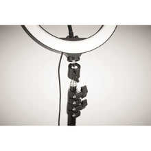 Carica l&#39;immagine nel visualizzatore di Gallery, HELO - Nero - UFFICIO - Midocean - Anello Luminoso Da 26cm. Mo6241, Office, Telephone / Accessor