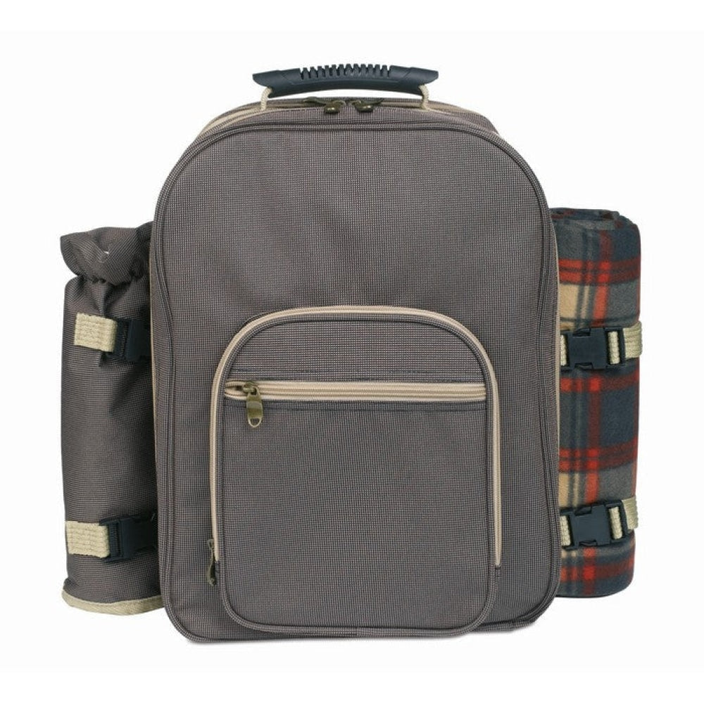 HIGH PARK - Marrone - TEMPO LIBERO - Midocean - Camping & Picnic, Leisure, Zaino Picnic Per 4 Persone Ar1470