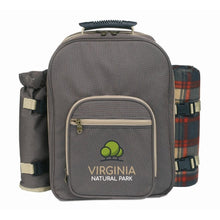 Carica l&#39;immagine nel visualizzatore di Gallery, HIGH PARK - Marrone - TEMPO LIBERO - Midocean - Camping &amp; Picnic, Leisure, Zaino Picnic Per 4 Persone Ar1470