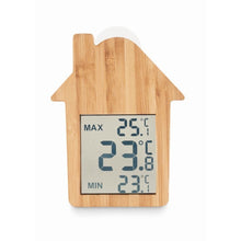 Carica l&#39;immagine nel visualizzatore di Gallery, HISA - Legna - TEMPO E METEO - Midocean - Stazione Meteorologica In Bambomo6468, Thermometers, Time &amp; Weather