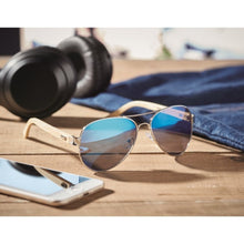 Carica l&#39;immagine nel visualizzatore di Gallery, HONIARA - TEMPO LIBERO - Midocean - Leisure, Occhiali Da Sole In Bamboo Mo6450, Sunglasses