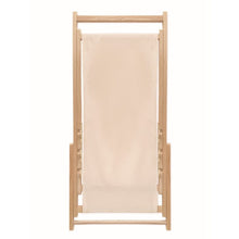 Carica l&#39;immagine nel visualizzatore di Gallery, HONOPU - Beige - TEMPO LIBERO - Midocean - Beach, Leisure, Sedia Da Spiaggia In Legno Mo6503