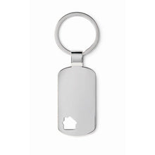 Carica l&#39;immagine nel visualizzatore di Gallery, HOUSE KEY - Argento opaco - PREMI - Midocean - Key Rings / Chains /, Portachiavi Rettangolare/casa Mo8693, Premiums