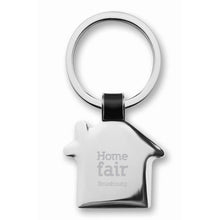 Carica l&#39;immagine nel visualizzatore di Gallery, HOUSY - Nero - PREMI - Midocean - Key Rings / Chains /, Portachiavi Casa In Metallo Mo8461, Premiums