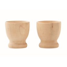 Carica l&#39;immagine nel visualizzatore di Gallery, HUEVO - Legna - CASA E VIVERE - Midocean - Home &amp; Living, Kitchen Accesories, Set Di 2 Portauova In Legno Mo6333