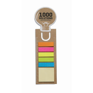 IDEA - Beige - UFFICIO - Midocean - Desk Items, Office, Segnalibro Con Riga E Adesivi Mo7804