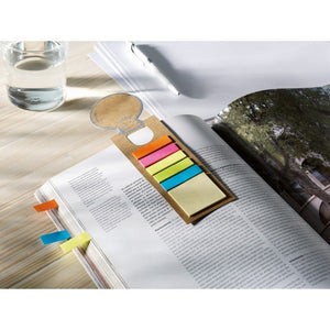 IDEA - Beige - UFFICIO - Midocean - Desk Items, Office, Segnalibro Con Riga E Adesivi Mo7804