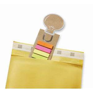 IDEA - Beige - UFFICIO - Midocean - Desk Items, Office, Segnalibro Con Riga E Adesivi Mo7804