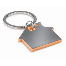 Carica l&#39;immagine nel visualizzatore di Gallery, IMBA - arancia - PREMI - Midocean - Key Rings / Chains /, Portachiavi Casa Plastica Mo8877, Premiums