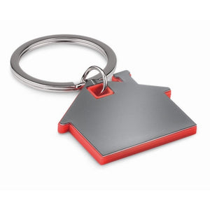 IMBA - rosso - PREMI - Midocean - Key Rings / Chains /, Portachiavi Casa Plastica Mo8877, Premiums