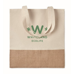 INDIA TOTE - Beige - BORSE E VIAGGIO - Midocean - Bags & Travel, Shopper Con Dettagli In Juta Mo9518, Shopping Bag