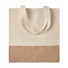 Carica l&#39;immagine nel visualizzatore di Gallery, INDIA TOTE - Beige - BORSE E VIAGGIO - Midocean - Bags &amp; Travel, Shopper Con Dettagli In Juta Mo9518, Shopping Bag