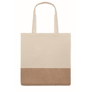 INDIA TOTE - Beige - BORSE E VIAGGIO - Midocean - Bags & Travel, Shopper Con Dettagli In Juta Mo9518, Shopping Bag