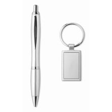 Carica l&#39;immagine nel visualizzatore di Gallery, KELLY - Argento opaco - SCRIVERE - Midocean - Pen, Penna A Sfera E Portachiavi Kc7149, Writing