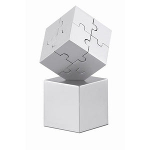 KUBZLE - Argento opaco - UFFICIO - Midocean - Desk Items, Office, Puzzle Magnetico 3d 8 Pezzi Ar1810