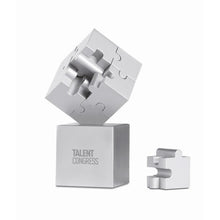 Carica l&#39;immagine nel visualizzatore di Gallery, KUBZLE - Argento opaco - UFFICIO - Midocean - Desk Items, Office, Puzzle Magnetico 3d 8 Pezzi Ar1810