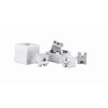 Carica l&#39;immagine nel visualizzatore di Gallery, KUBZLE - Argento opaco - UFFICIO - Midocean - Desk Items, Office, Puzzle Magnetico 3d 8 Pezzi Ar1810