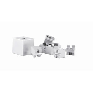 KUBZLE - Argento opaco - UFFICIO - Midocean - Desk Items, Office, Puzzle Magnetico 3d 8 Pezzi Ar1810