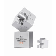 Carica l&#39;immagine nel visualizzatore di Gallery, KUBZLE - Argento opaco - UFFICIO - Midocean - Desk Items, Office, Puzzle Magnetico 3d 8 Pezzi Ar1810