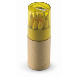 LAMBUT - Giallo trasparente - SCRIVERE - Midocean - Pencil, Set 12 Matite Colorate Kc6230, Writing