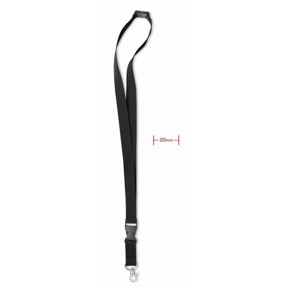 LANY - Nero - UFFICIO - Midocean - Lanyard Con Moschettone Mo8595, Lanyards, Office