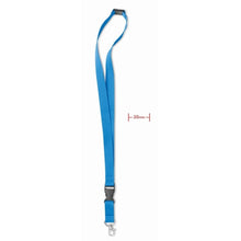 Carica l&#39;immagine nel visualizzatore di Gallery, LANY - Turchese - UFFICIO - Midocean - Lanyard Con Moschettone Mo8595, Lanyards, Office