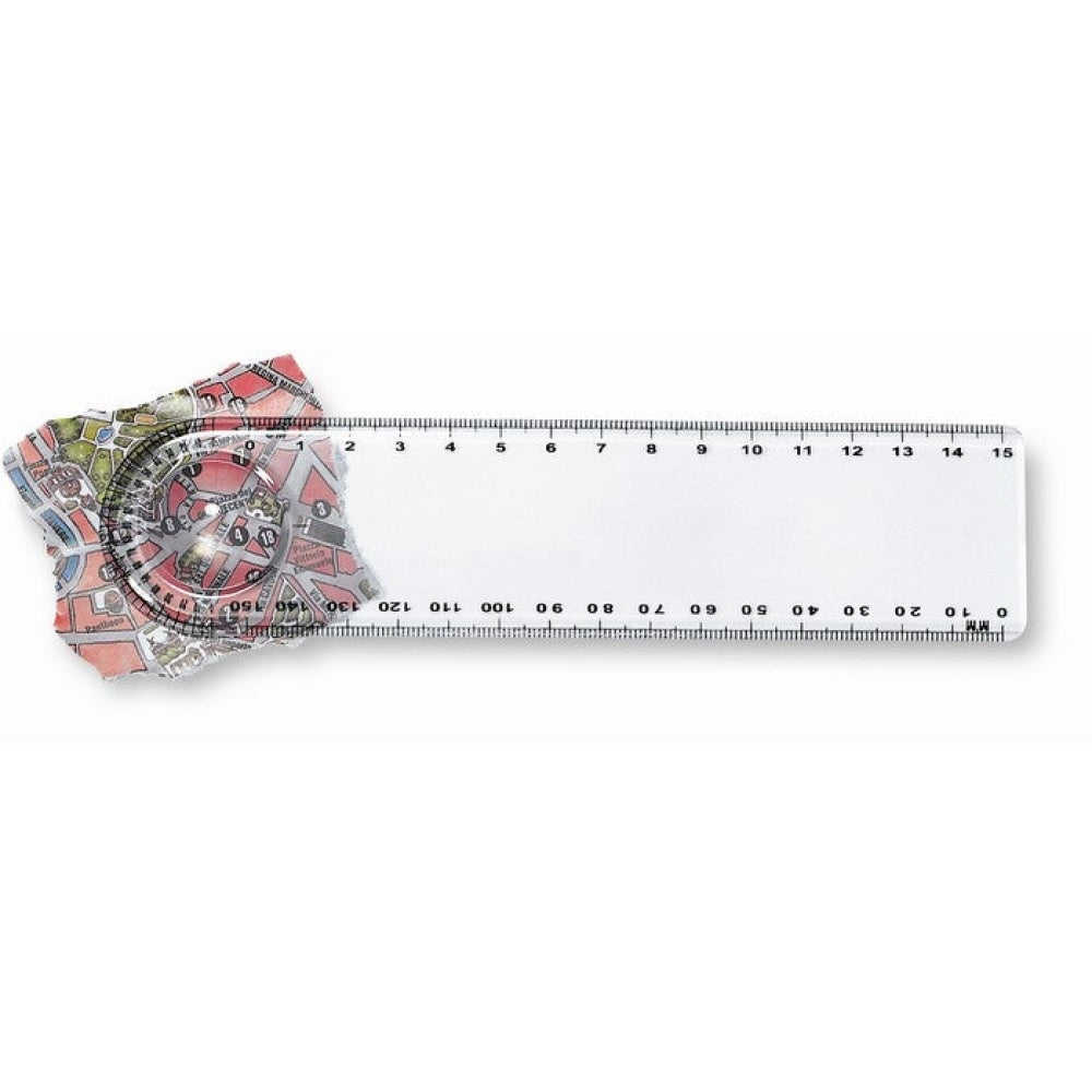 LASTA - Trasparente - UFFICIO - Midocean - Desk Items, Office, Righello (15 Cm) Trasparente Kc3102