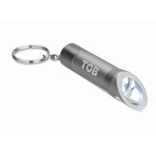 Carica l&#39;immagine nel visualizzatore di Gallery, LITOP - Grigio scuro - PREMI - Midocean - Key Rings / Chains /, Portachiavi, Premiums, Torcia In Metall Mo8142