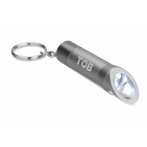LITOP - Grigio scuro - PREMI - Midocean - Key Rings / Chains /, Portachiavi, Premiums, Torcia In Metall Mo8142