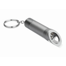 Carica l&#39;immagine nel visualizzatore di Gallery, LITOP - Grigio scuro - PREMI - Midocean - Key Rings / Chains /, Portachiavi, Premiums, Torcia In Metall Mo8142