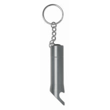 Carica l&#39;immagine nel visualizzatore di Gallery, LITOP - Grigio scuro - PREMI - Midocean - Key Rings / Chains /, Portachiavi, Premiums, Torcia In Metall Mo8142
