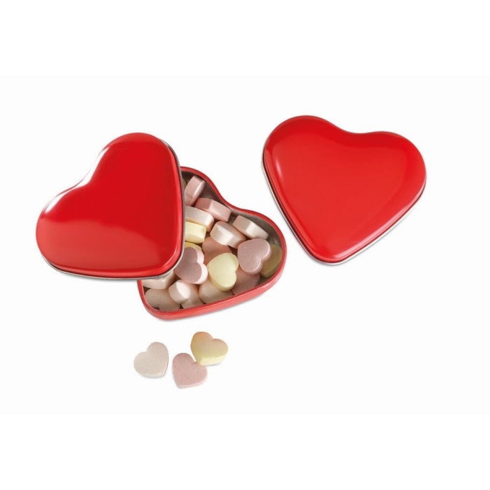 LOVEMINT - rosso - PREMI - Midocean - Candy, Porta Caramelle In Latta Mo7234, Premiums
