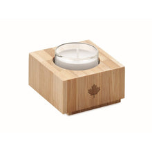 Carica l&#39;immagine nel visualizzatore di Gallery, LUXOR - Legna - CASA E VIVERE - Midocean - Ambiente, Home &amp; Living, Portacandelina In Bamboo Mo6319