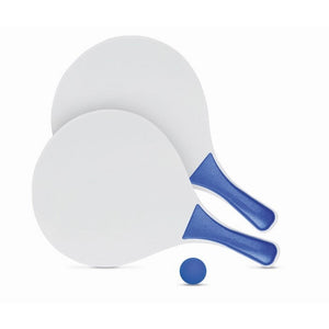 MATCH - Blu - TEMPO LIBERO - Midocean - Games, Leisure, Racchettoni In Legno It1911